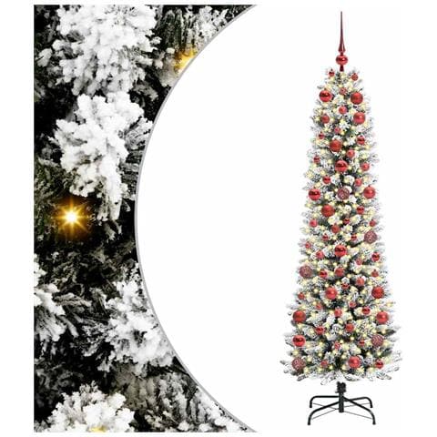 Albero di Natale artificiale con 300 LED Bianco 180 cm - Foto 1