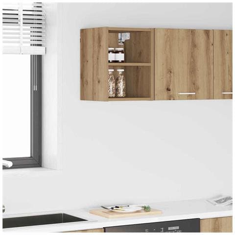 Armadio pensile Riga Rovere artigianale 30 x 29,5 x 40 cm - Foto 2