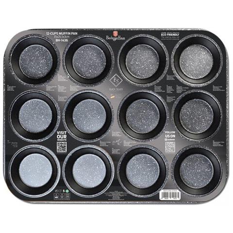 BH-1436 Teglia antiaderente per 12 muffin - Foto 6