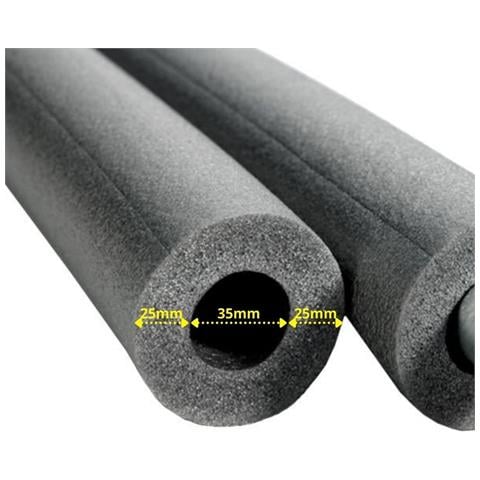 Isolamento Termico Tubi  Tubo Isolante 1m  Ø 35 Mm X 25 Mm  Isolamento 50% - Foto 1