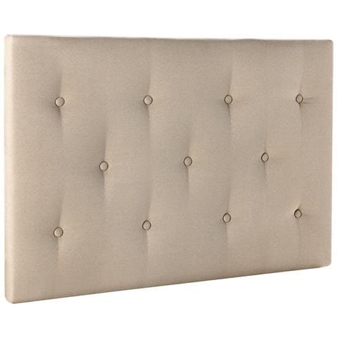 Testiera Imbottita Turin 90x60 Cm Beige - Foto 1
