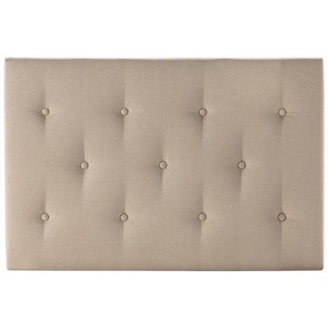 Testiera Imbottita Turin 90x60 Cm Beige - Foto 2