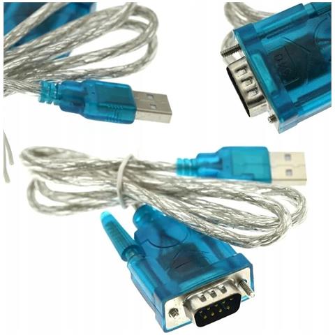 Adattatore Usb A Rs232 - Compatibile Con Windows 98se /me / 2000/xp /vista / 7/10 | Trasmissione Fino A 1mbps | Cavo 0,8m, Ch340 - Foto 1