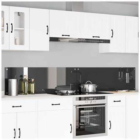 Schienale da cucina 2 pcs Grigio scuro 120 x 40 cm - Foto 2