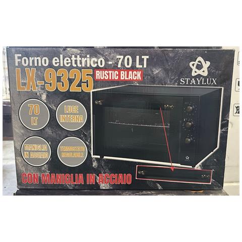 Fornetto Elettrico 70Lt 2500W Nero LX-9325 RUSTIC BLACK - Foto 1