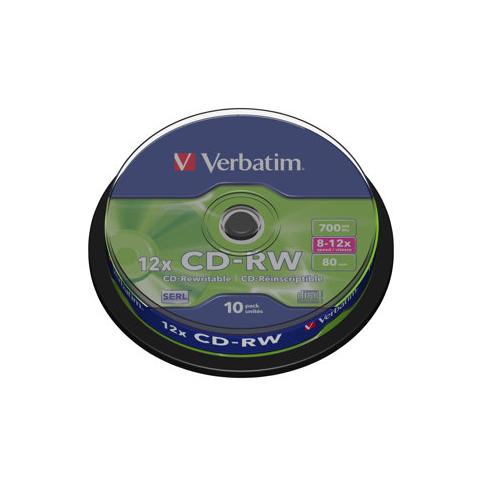 CD-RW DataLifePlus 8-10x 700MB Hi-Speed 10pz Spindle - Foto 1