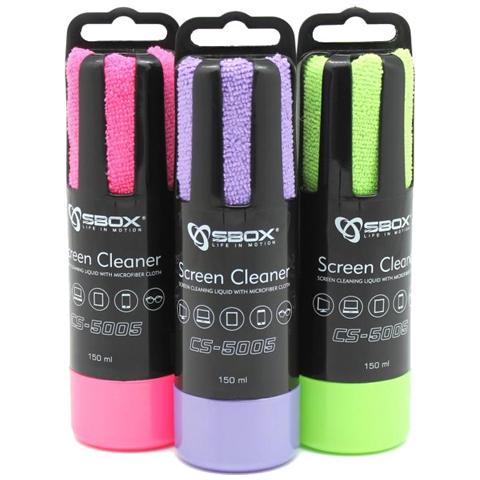 ICSB-CS5005PK - Spray di Pulizia per Monitor LCD con Panno in Microfibra Rosa - Foto 4