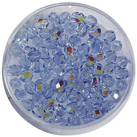 100 Pezzi - Perla In Vetro Sfaccettata 4mm - Colore Ametista Cangiante - Foto 1