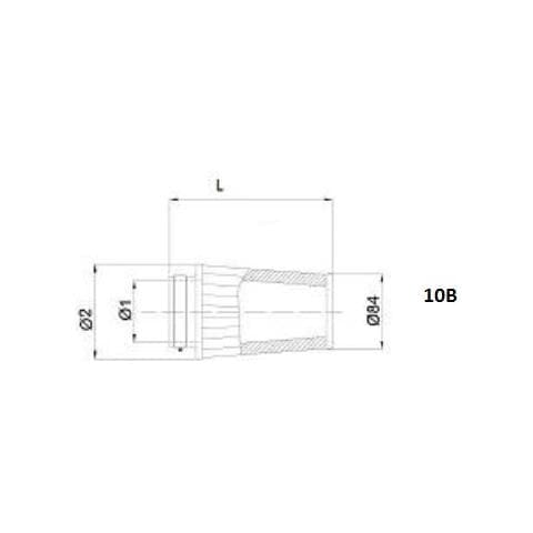 Fbss50-150 Filtro Conico Singolo Lavabile (controllare Misure In Descriz.) - Foto 1