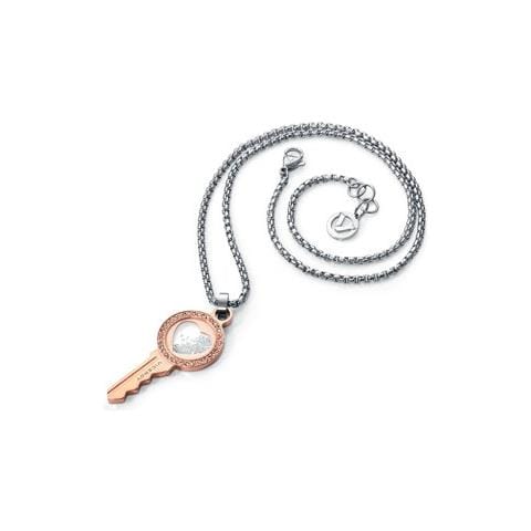 Necklace / collana. Stainless Steel. Rose Gold Pvd. 60cm - Foto 1