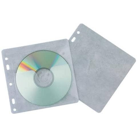 Tasca Per Cd / dvd Polipropilene 120my Con Foratura Conf. Da 40 Pezzi - Kf02208 - Foto 1