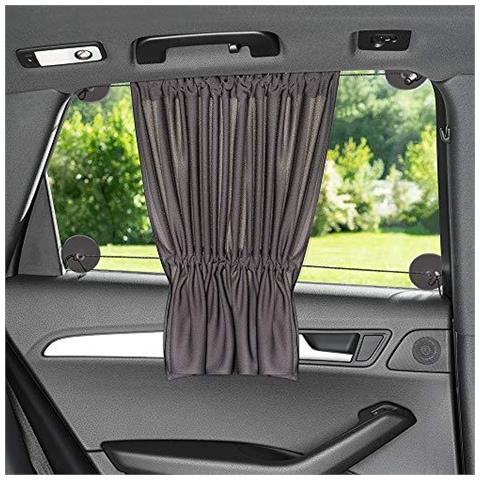 Universal Car Ombra Finestra Dom Protection Shield Bambino Solare Con Tenda Coulisse Massima Uv-protection Xxl 68x 50 Centimetri - Grigio (1 Pezzo) - Foto 1