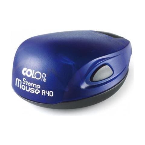 Timbro Colop R40 Rotondo Stamp Mouse Autoinchiostrante Personalizzato Tascabile Colop R40 Diametro 40mm Qualita Professionale - Foto 2