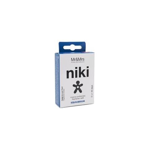 Niki Ricarica Deodorante Per Auto Jrnikibx010v00 Ricarica Per Profumo Per Auto, Equilibrium, Nero - Foto 2