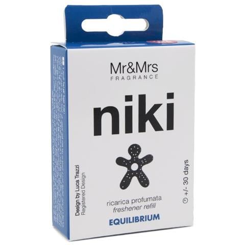 Niki Ricarica Deodorante Per Auto Jrnikibx010v00 Ricarica Per Profumo Per Auto, Equilibrium, Nero - Foto 1