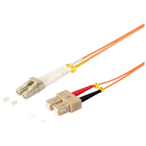 77955 cavo InfiniBand e in fibra ottica 5 m LC SC Arancione - Foto 1