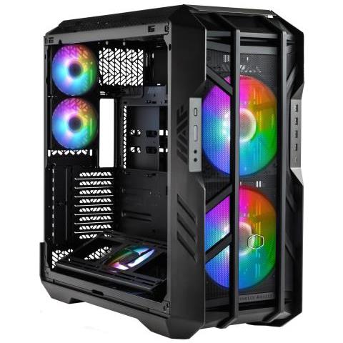 Case HAF 700 The Berserker Full Tower ATX / EATX / micro ATX / Mini-ITX / SSI CEB / SSI EEB 5 Porte USB 3.2 Colore Grigio / Titanio (Finestrato) - Foto 1