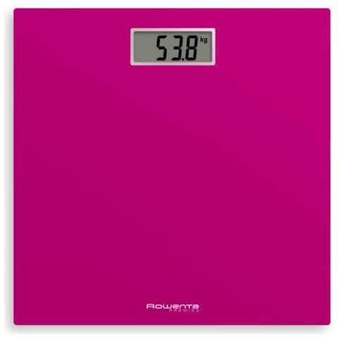 Bilancia Digitale Premiss BS1403 in Vetro Temperato Capacità fino a 150 Kg Colore Rosa - Foto 1