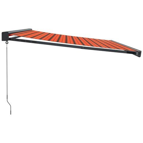 Tenda Sole Retrattile Arancione Marrone 4x3m Tessuto Alluminio - Foto 8