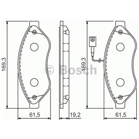 Kit Pastiglie Freno 986494111 - Foto 1