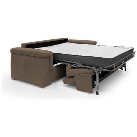 Giunone Divano Letto Alto 18 Cm. Impermeabile T02 Marrone - Foto 2