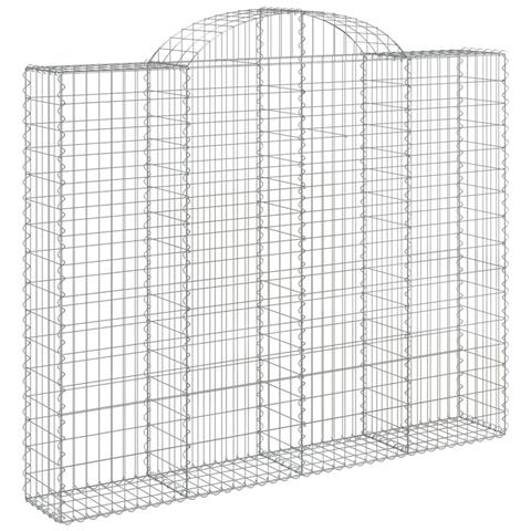 Cesto Gabbione Ad Arco 200x30x160/180 Cm Ferro Zincato - Foto 1