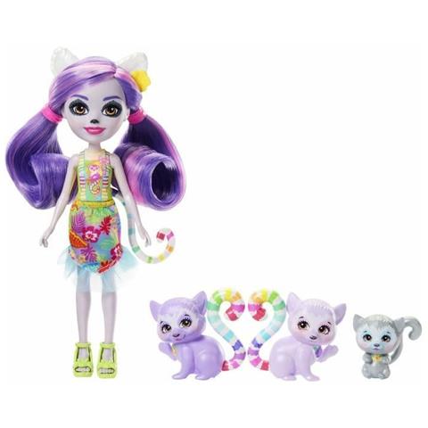 Bambola Enchantimals Famille De Lemuriens - Foto 1