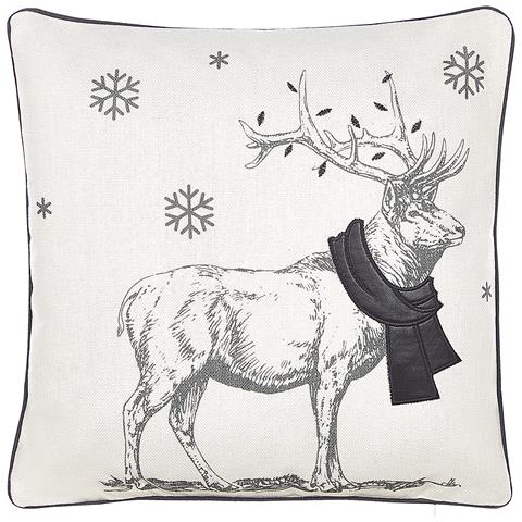 Set Di 2 Cuscini Sven 45 X 45 Cm Nero Modello Natalizio - Foto 6