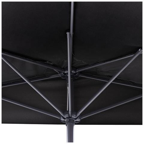 Ombrellone Semicircolare 270 Cm Galati Nero - Foto 2