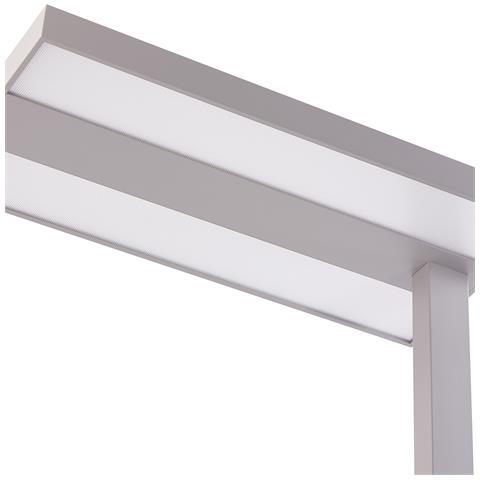 Lampada Da Terra Led Metallo Argento 197 Cm Taurus - Foto 7
