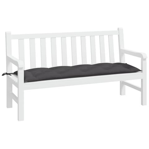 Cuscino Per Panca Antracite 150x50x7 Cm In Tessuto Oxford - Foto 3