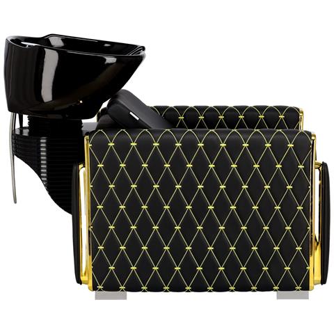 Lavatesta Lavaggio Per Parrucchieri / Barbieri Maverick Per Il Salone Da Parrucchiere / Barbiere Vasca Mobile In Ceramica Miscelatore Doccetta - Foto 2