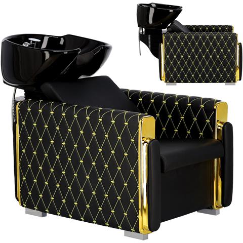 Lavatesta Lavaggio Per Parrucchieri / Barbieri Maverick Per Il Salone Da Parrucchiere / Barbiere Vasca Mobile In Ceramica Miscelatore Doccetta - Foto 1