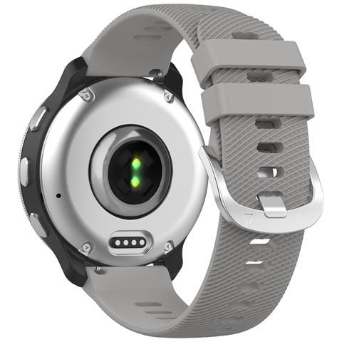 Cinturino In Silicone Per Garmin D2 Air X10 (43mm), Garmin Bounce, Garmin Active5 Grey - Foto 5