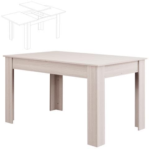 Tavolo Da Pranzo Allungabile Estensibile 90 X 140 Fino A 190 Cm Salvaspazio Olmo - Foto 1