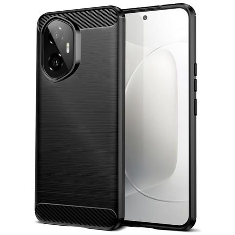 Custodia B-case Tpu Silicone Cover Case Per Honor 300 Carbon Metal Black - Foto 1