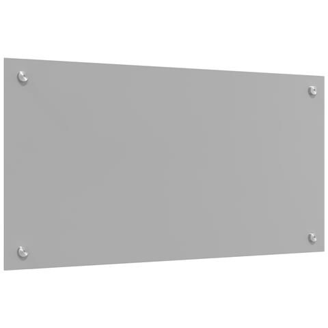 Schienale Cucina Grigio Chiaro 80x40x0,6 cm in Vetro Temperato - Foto 1