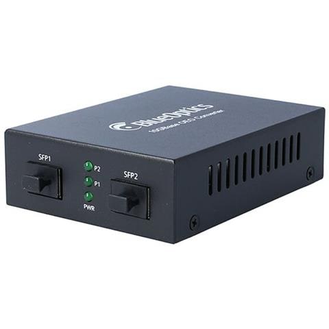 10G Ethernet Media Converter 2x SFP+ convertitore multimediale di rete 10000 Mbit /s 1550 nm Nero - Foto 1