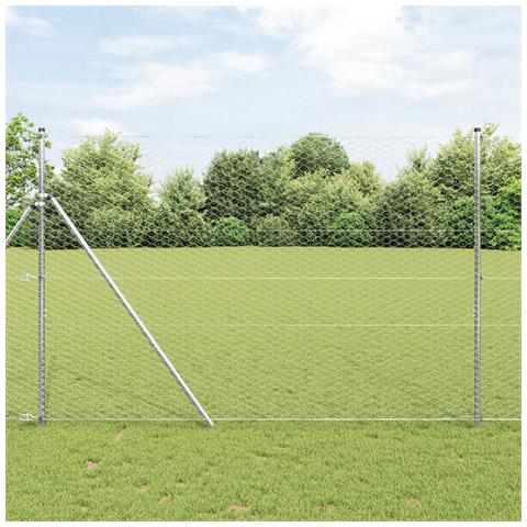 Recinzione Esagonale 1.5x10 m in Acciaio Zincato - Foto 2