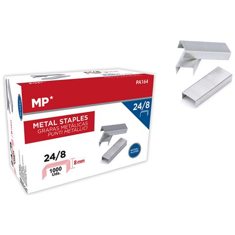 12 Confezioni Di Staple Metalliche Blister 24/8 1.000 Uds. - Foto 1