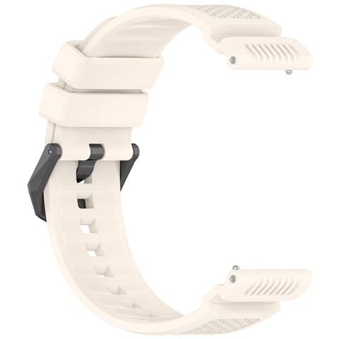 Cinturino In Silicone Compatibile Con Garmin Venu X1: Sportivo, Traspirante E Confortevole White+black - Foto 2