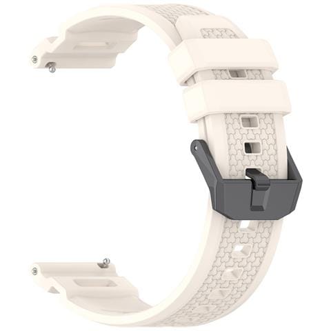 Cinturino In Silicone Compatibile Con Garmin Venu X1: Sportivo, Traspirante E Confortevole White+black - Foto 1