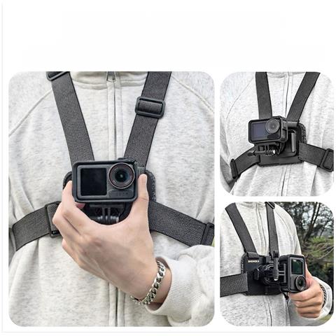Supporto Pettorale A Sgancio Rapido Rotante A 360° Compatibile Con Gopro, Dji, Insta360 - Foto 2
