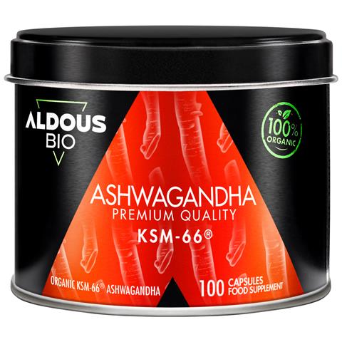 Estratto Di Radice Di Ashwagandha Ksm-66 ® Biologico Aldous Bio | 100 Capsule - Foto 1
