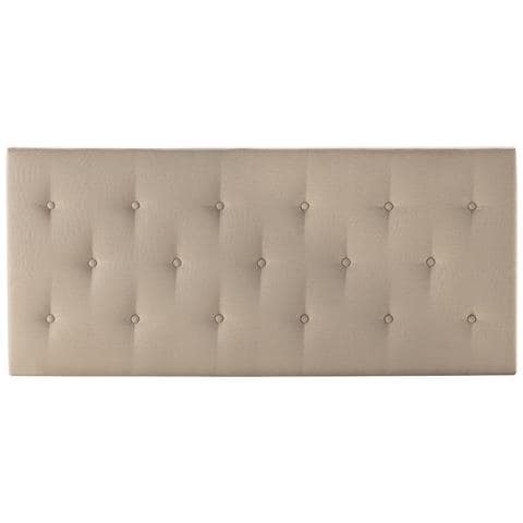 Testiera Imbottita Turin 140x60 Cm Beige - Foto 2