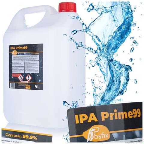 Alcol Isopropilico Ipa Prime99 99,9% 5l - Massima Purezza | Pulizia E Sgrassaggio | Uso Professionale E Domestico - Foto 1