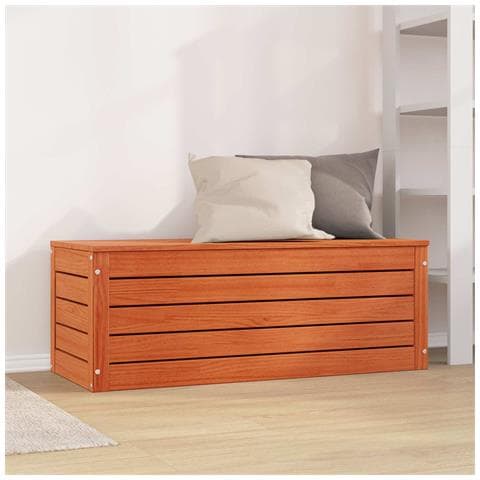 Scatola di Stoccaggio Marrone cerato 109 x 36,5 x 33 cm - Foto 2