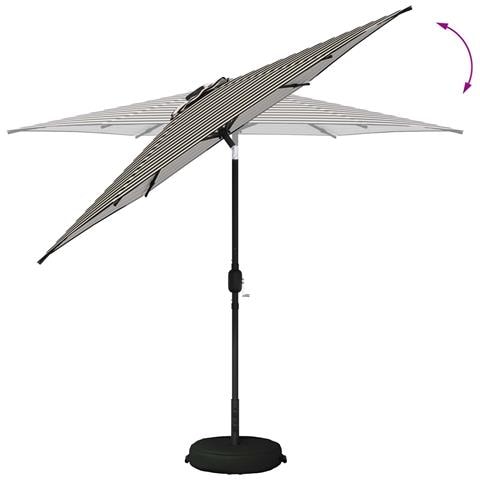 Parasol da Giardino con Luci LED 270 x 270 cm Poliestere - Foto 2