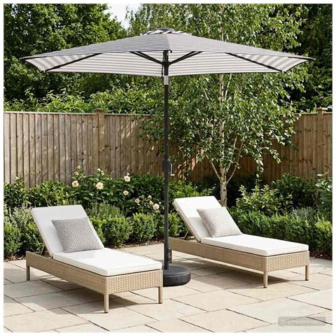 Parasol da Giardino con Luci LED 270 x 270 cm Poliestere - Foto 8
