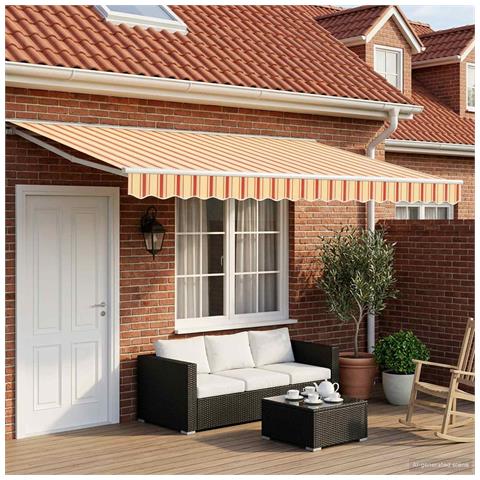 Cornice per Tenda Manuale con LED 5 x 3 m - Foto 2